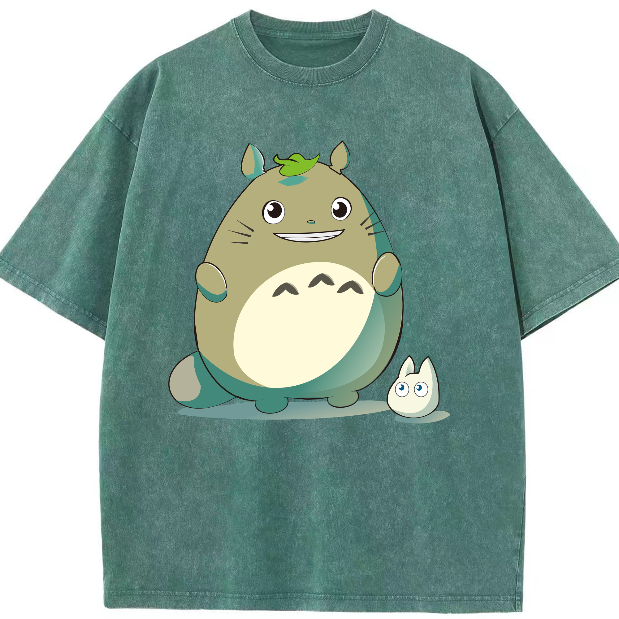 （画像用） となりのトトロ 草壁メイ 草壁サツキ My Neighbor Totoro Satsuki Kusakabe Mei Kusakabe 綿100% ヴィンテージ風 半袖Tシャツ（フロントプリント）